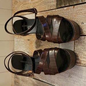 Robert Clergerie Strappy Wedges